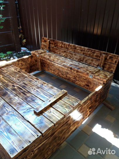 Песочница с крышкой