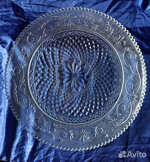 Блюдо стекло СССР