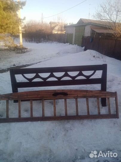 Изголовье длякровати массив. Стул