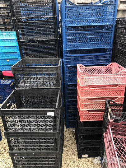 Пластиковые ящики для хранения бу