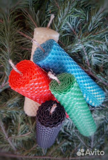 Свечи из вощины набор