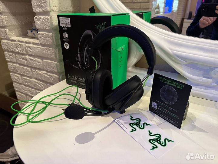 Игровые наушники Razer blackshark v2 x