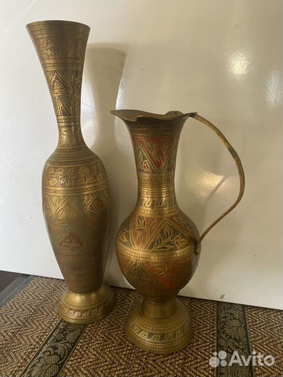 Набор ваза и кувшин Индия