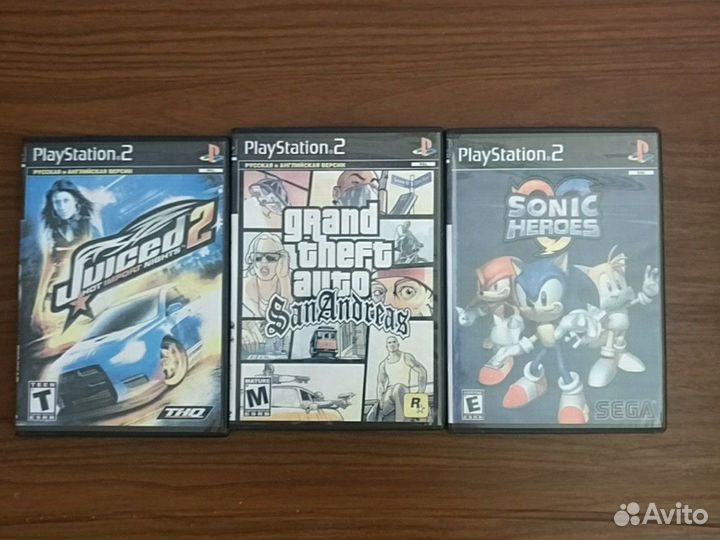 Диски Сони PS 2