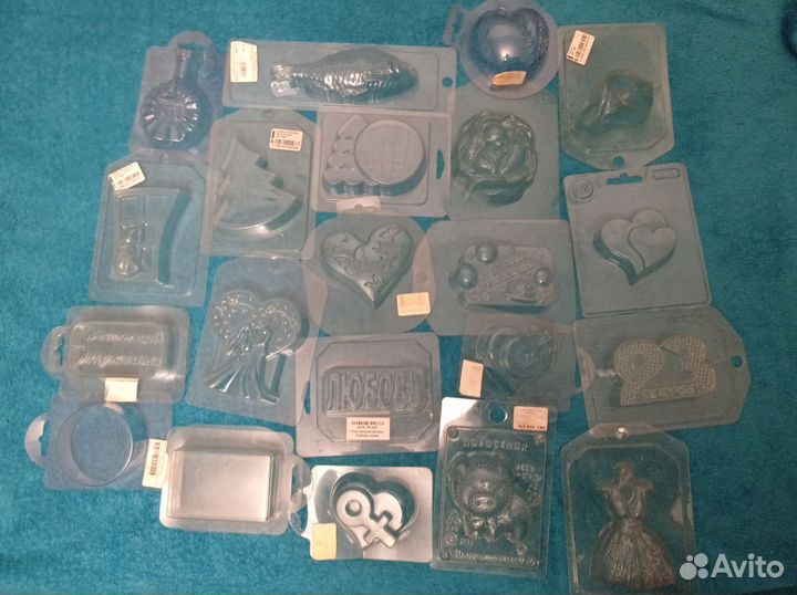 Пластиковые формы для мыла, упаковка