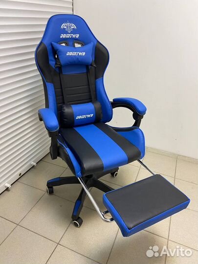 Геймерское кресло синее