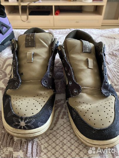 Кроссовки Nike dunk travis scott