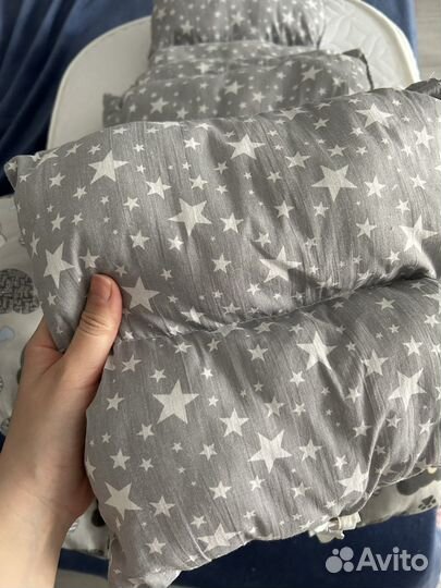 Бортики новые в кроватку