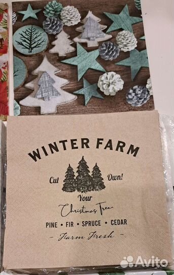 Салфетки HM, h&m, h and m для декупажа поштучно