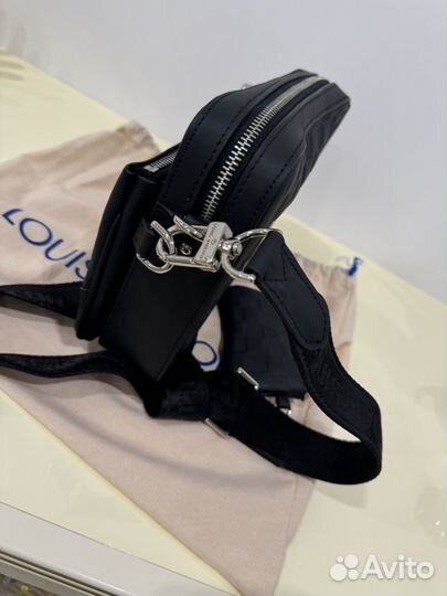 Натуральная кожанная мужская сумка турция