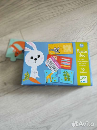 Пазл djeco duo кто что ест