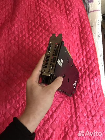 Видеокарта asus ROG strix RX 480 8gb