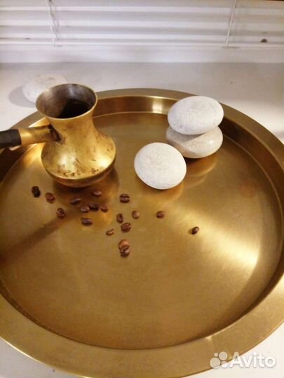 Поднос IKEA латунь