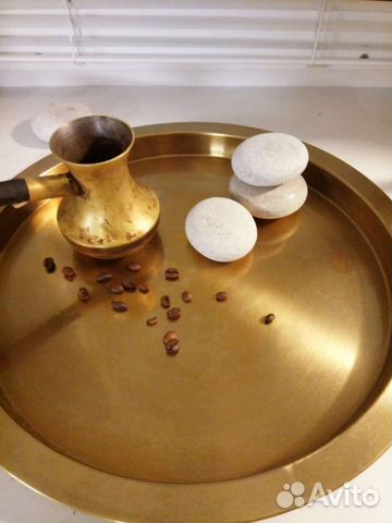 Поднос IKEA латунь