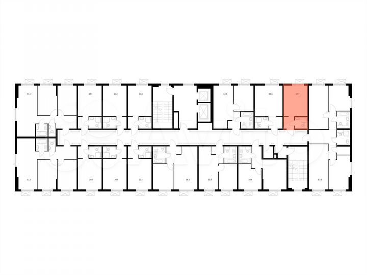Апартаменты-студия, 20,1 м², 2/14 эт.