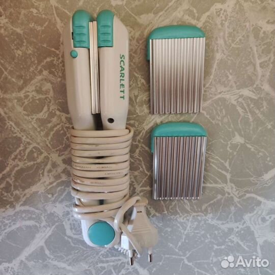 Утюжок для волос +насадки для гофре