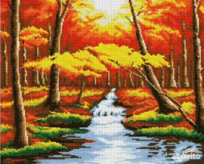Алмазная мозаика (основа) 66 x 53 см