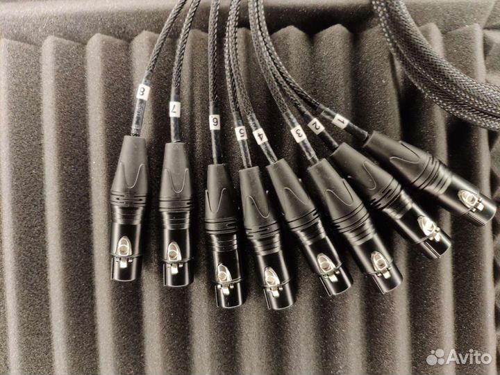 Мультикор 8 Xlr гн. На 8 Jack 6,3 st Cordial CMG 8