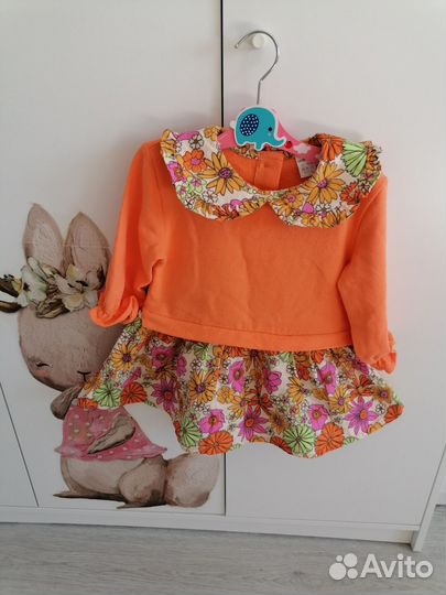Фирменные вещи на девочку 80 86 пакетом