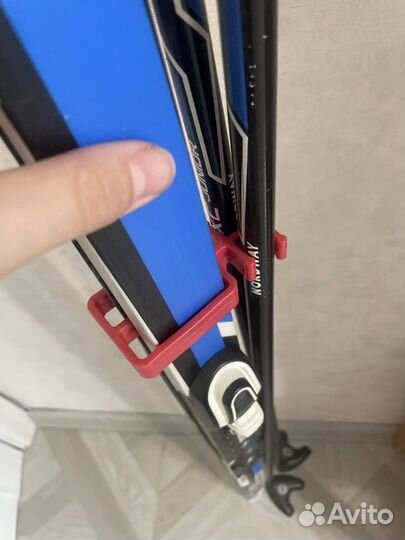 Беговые лыжи детские с палками и креплением