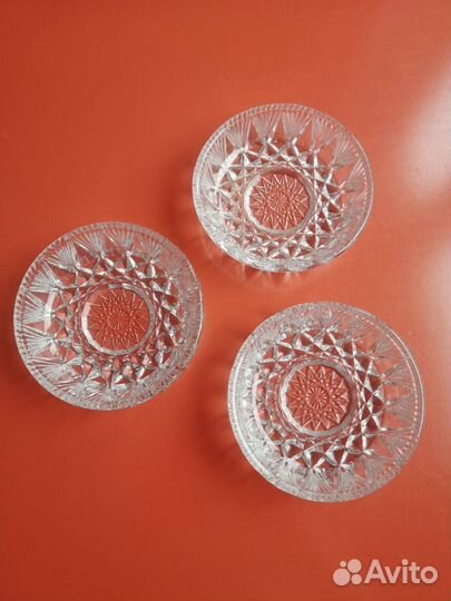 Розетки хрустальные СССР