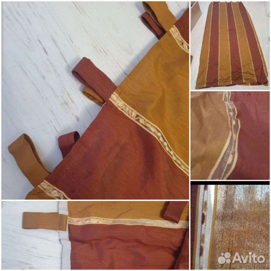 Шторы на липах 230 выс 220 шир -2 шт, блэкаут