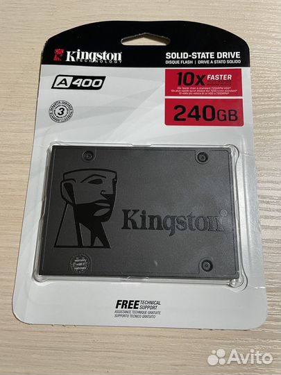 SSD диск Kingston A400 240 Гб новый