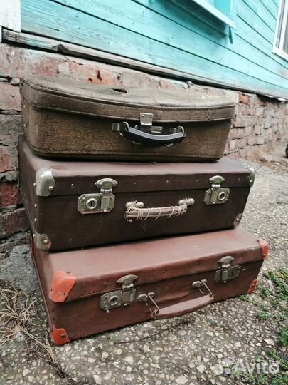 Чемодан ретро винтаж