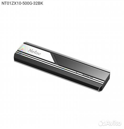 Внешний диск SSD Netac ZX10 500GB Mini USB 3.2 Чёр