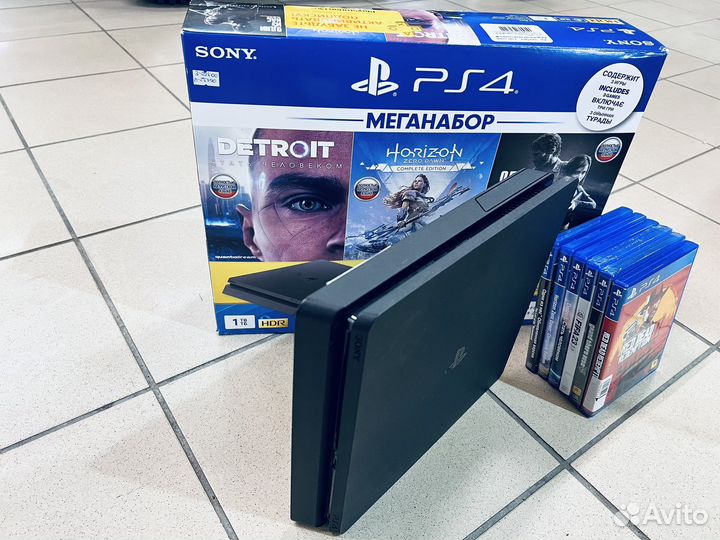 Sony ps4 1 тб с коробкой 3 ревизия + 400 игр