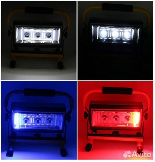 Фонарь-прожектор YYC WJ001-1 с Power Bank Новый