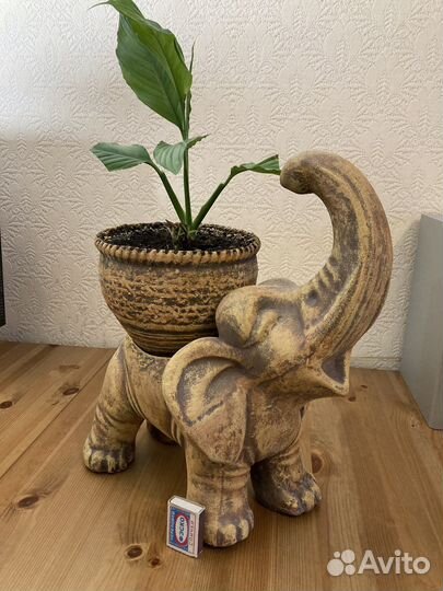 Слоник кашпо для цветов