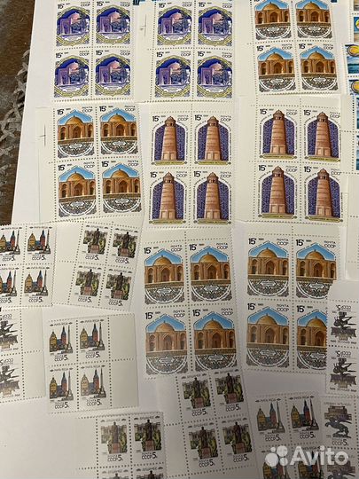 Марки серия города