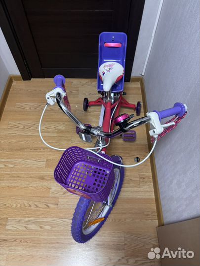 Велосипед детский 18 дюймов для девочки