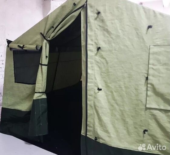 Армейская полевая палатка из пвх и брезента М-10