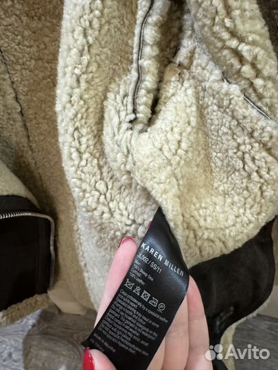 Дублёнка натуральная кожа Karen Millen