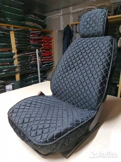 Накидки на сиденья из велюра с боками