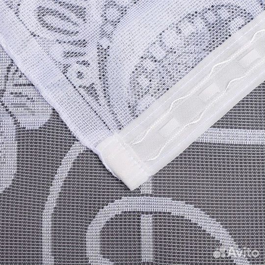 Комплект тюли со шторной лентой, 170х240 см, 255х1