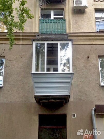 Пластиковые окна, остекление балкона