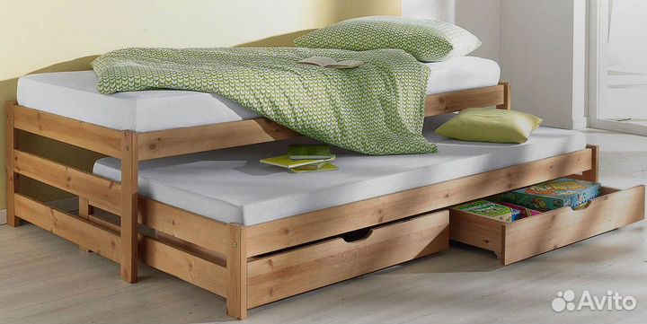 Выдвижная двухместная кровать Ария