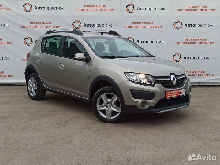 Renault Sandero Stepway 1.6 МТ, 2017, 92 000 км