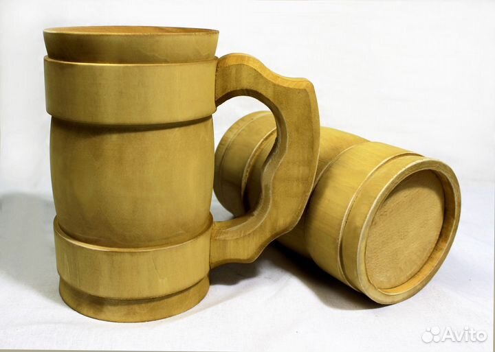 Кружки деревянные
