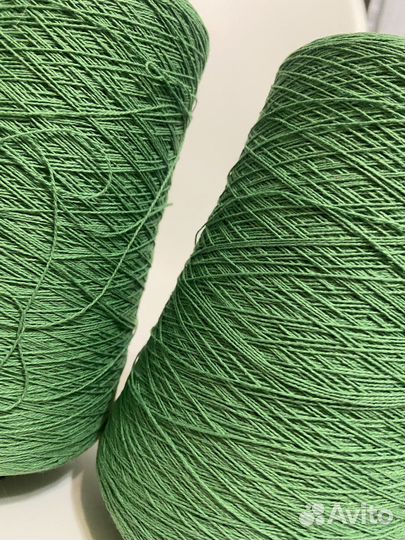 Пряжа 100 хлопок. 584 гр. с конусом. Италия