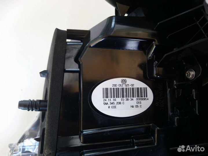 Фонарь задний volkswagen tiguan 2