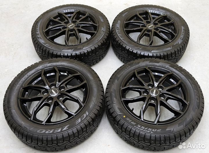 Зимние колёса в сборе R-16 диски Rial (5x114.3)