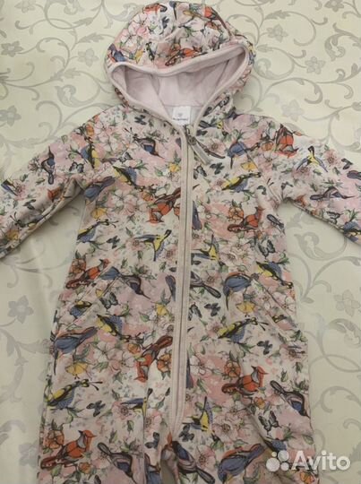 Комбинезон хлопковый для девочки, 86-92