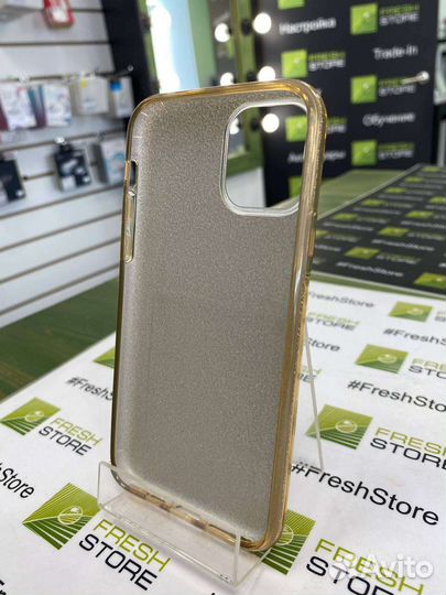 Чехол золотистый для iPhone 11 Pro