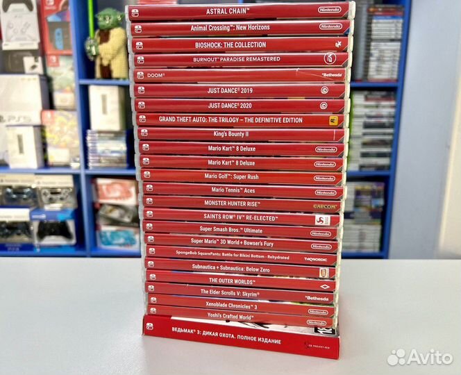 Игры Nintendo Switch Картриджи б/у (upd 09.10)