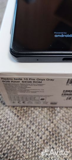 Xiaomi Redmi Note 10 Pro, 6/64 ГБ