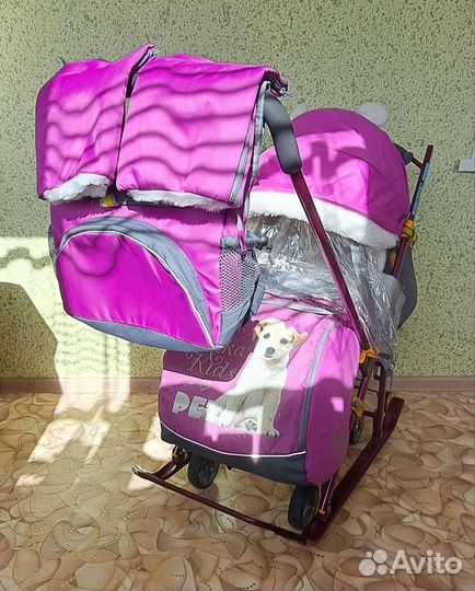 Санки коляска ника 7 2